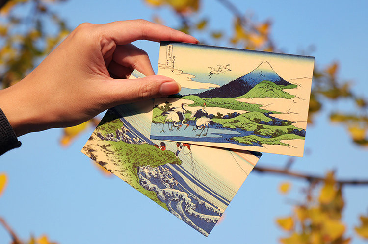 36 Scenes Of Fuji Mountain Postcards Collection (46pc) | Ukiyo-e Post Card Sets | Hand Drawing Post Cards Box | Vintage Japanese Postcards |