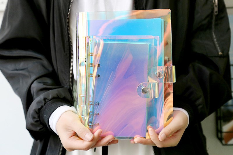 Hologram Planner | Organizer Agenda | Pink Planner Binder | Stylish Planner Case | Journal Planner Cover | Diary Refill Planner Notebook
