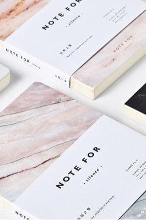 Marble Pattern Notebook (Blank) | Marble Texture Notebook | Stone Cover Notebook | Simply Marble A5 Size Notebook | Designer sketchbook