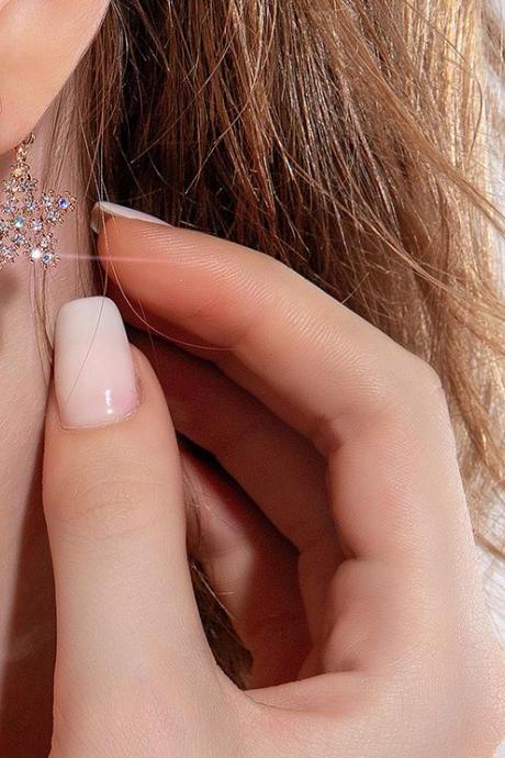 Sparkling Drop Earrings | Star Earrings | Heart Earrings | Ribbon Bow Earrings | Handmade Earrings | Star Earring Jackets|Pink Drop Earrings