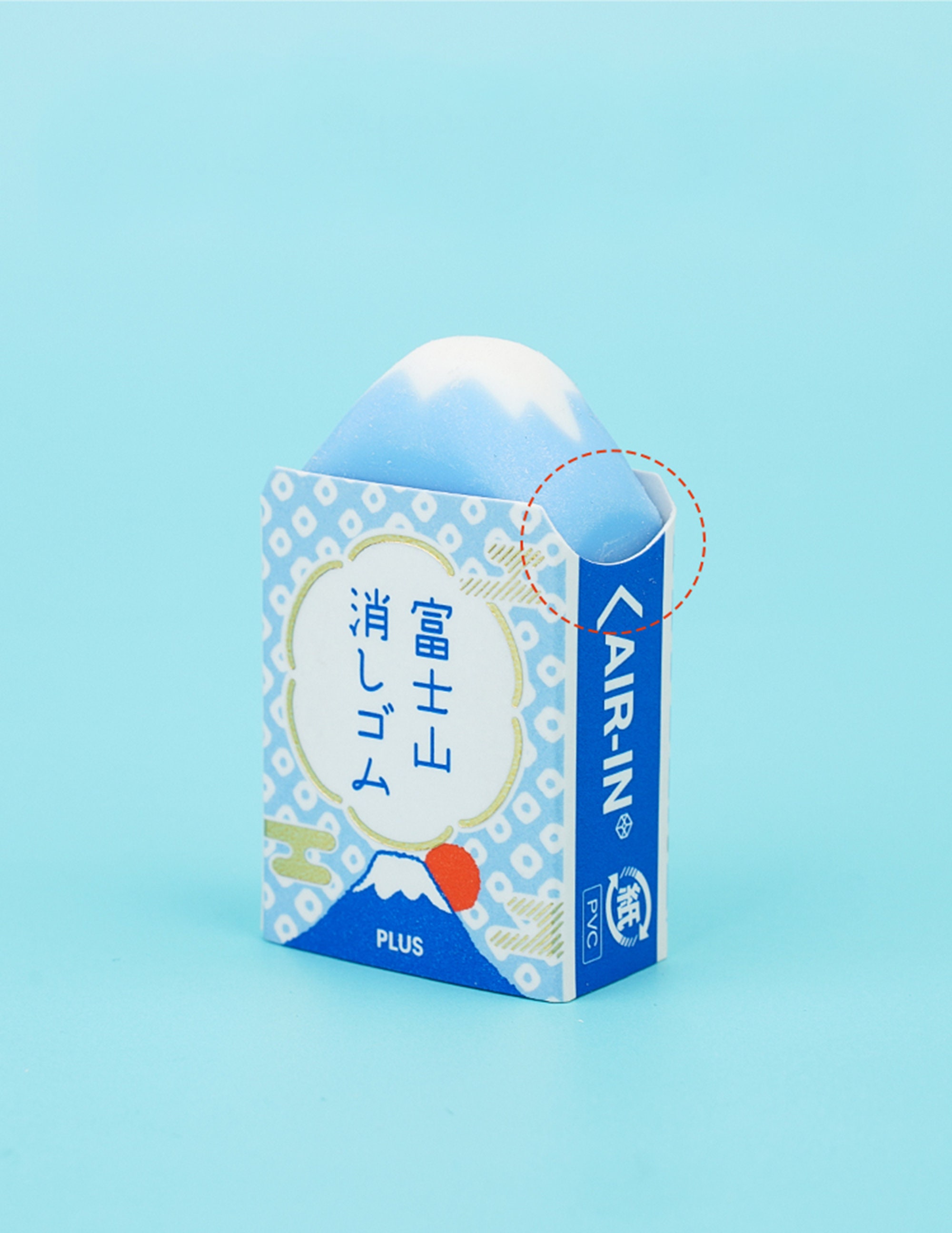 Japan Fuji Mountain Eraser | Rubber Eraser Without Residue | White Blue ...